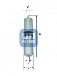 Топливный фильтр UFI 3192601 (фото 1)