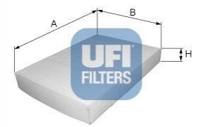 Фільтр повітря (салону) UFI 5311300 (фото 1)