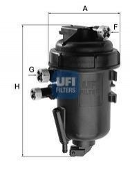 Корпус паливного фільтра UFI 55.112.00 (фото 1)