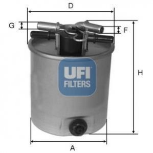 Топливный фильтр UFI 5539200 (фото 1)
