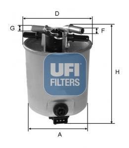 Топливный фильтр UFI 55.393.00 (фото 1)