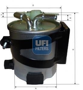 Топливный фильтр UFI 55.417.00 (фото 1)