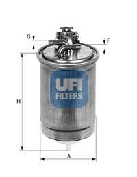 Паливний фільтр UFI 55.427.00 (фото 1)