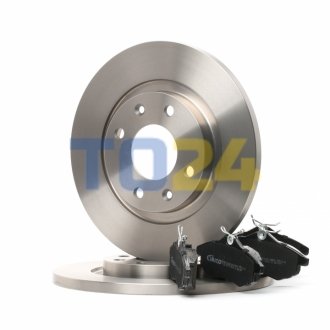 Комплект гальм, дисковий гальмівний механізм V22-0720