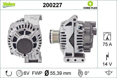 Генератор Valeo 200227 (фото 1)