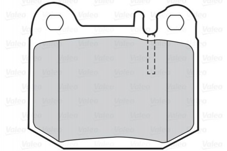 Дисковые тормозные колодки (задние) Valeo 302053 (фото 1)