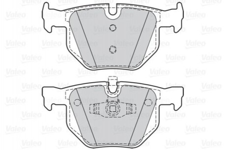 Дискові гальмівні колодки (задні) Valeo 302075 (фото 1)