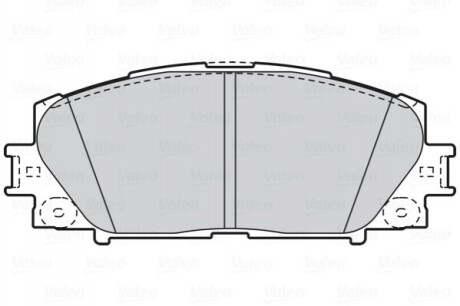 Гальмівні колодки дискові FIRST PRIUS 01.08> FR Valeo 302076 (фото 1)