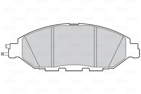 Тормозные колодки дисковые INFINITI-NISSAN Jx-Pathfinder-Murano-QX60 2.5-3.5 F 12 VALEO 302321