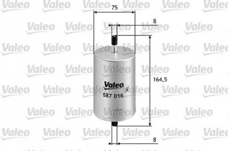 Топливный фильтр Valeo 587016 (фото 1)