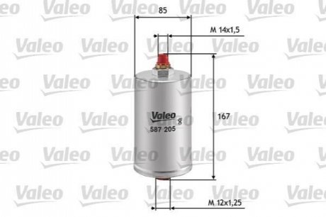Топливный фильтр Valeo 587205 (фото 1)