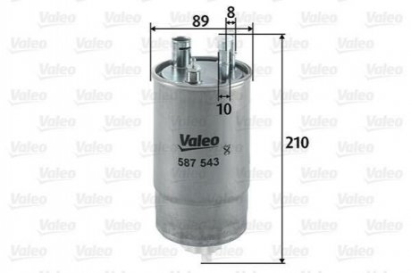 Топливный фильтр Valeo 587543 (фото 1)
