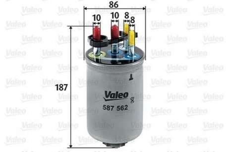 Топливный фильтр Valeo 587562 (фото 1)