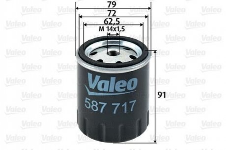 Топливный фильтр Valeo 587717 (фото 1)