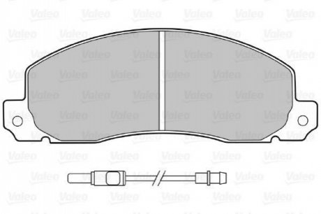 Гальмівні(тормозні) колодки Valeo 598086 (фото 1)