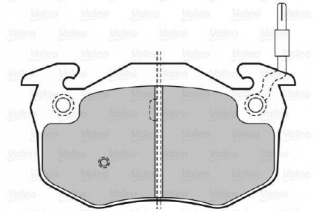 Гальмівні(тормозні) колодки Valeo 598177 (фото 1)