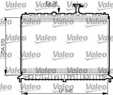 Радиатор Valeo 735501 (фото 1)