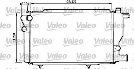 Радіатор, охолодження двигуна Valeo 810892 (фото 1)