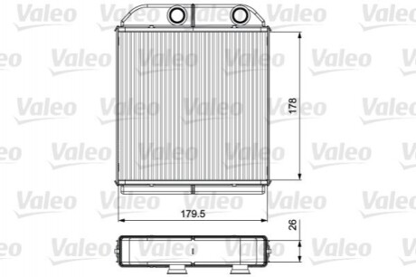 Радіатор пічки  VOLVO 811538