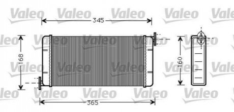 Радиатор печки Valeo 812084 (фото 1)
