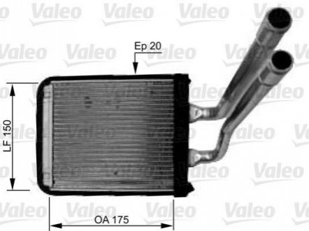 Радиатор печки Valeo 812436 (фото 1)