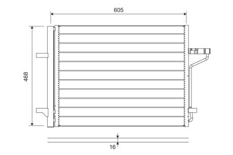 Радіатор кондиціонера Ford Kuga 2.5 13- 812877