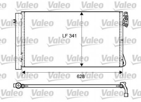 Радиатор кондиционера Valeo 814012 (фото 1)