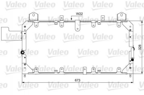 Радиатор кондиционера Valeo 814062 (фото 1)