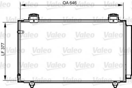 Радіатор кондиціонера Valeo 814210 (фото 1)