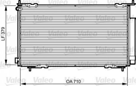 Радіатор кондиціонера Valeo 814225 (фото 1)