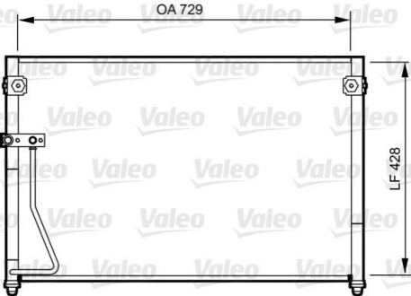 Радиатор кондиционера Valeo 814261 (фото 1)