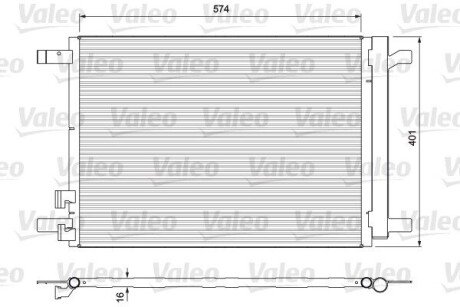 Радиатор кондиционера Valeo 814375 (фото 1)