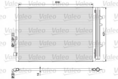 Радиатор кондиционера Valeo 814387 (фото 1)