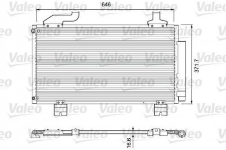 Радіатор кондиціонера Valeo 814417 (фото 1)