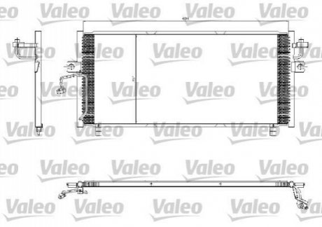 Радіатор кондиціонера Valeo 817253 (фото 1)