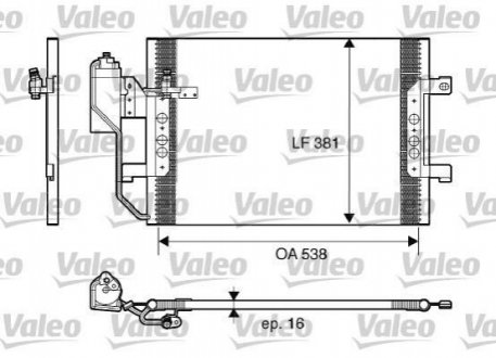 Радиатор кондиционера Valeo 817659 (фото 1)