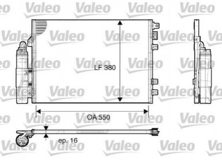 Радиатор кондиционера Valeo 817661 (фото 1)