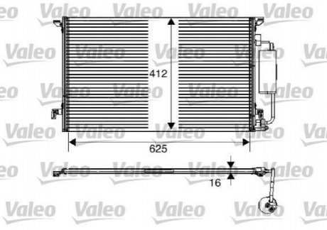 Радиатор кондиционера Valeo 817712 (фото 1)