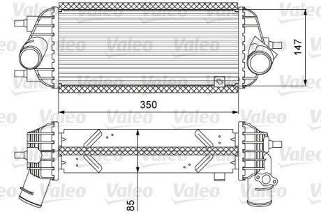 Радиатор наддува VALEO 818626