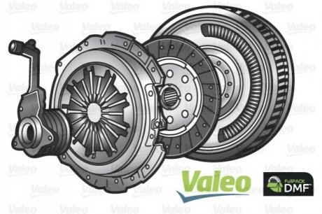 Комплект зчеплення (маховик + вижимний підшипник) Valeo 837001 (фото 1)