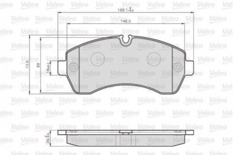 Колодки гальмівні  DB P. SPRINTER 509-518 CDI 06- 872200