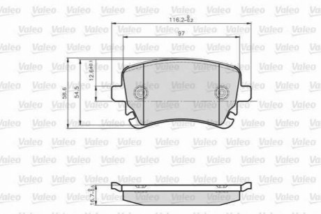 Колодки гальмівні  VW T. T5 03- 872326