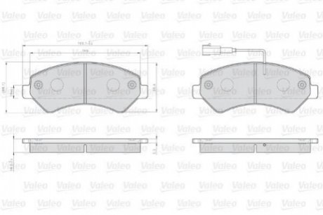 Колодки гальмівні  FIAT P. DUCATO 06- 873466