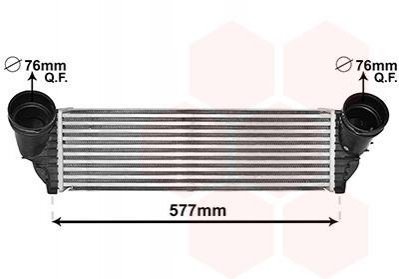 Радиатор интеркулера Van Wezel 06004543 (фото 1)