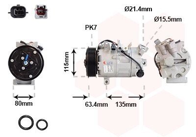 Компресор кондиціонера 4300K630