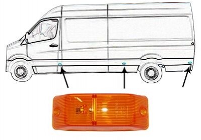 Повторитель поворота MB SPRINTER/ VW CRAFTER (Van Wezel) 5862975