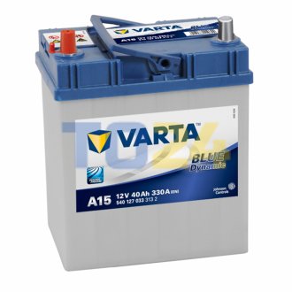 Аккумулятор   40Ah-12v VARTA BD(A15) (187х127х227),L,EN330 Азія тонкі клеми 540127033
