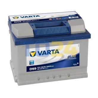 Аккумулятор   60Ah-12v VARTA BD(D59) (242х175х175),R,EN540 560 409 054