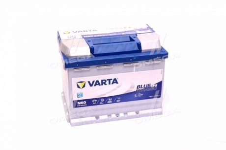 Аккумулятор 60Ah-12v VARTA EFB (242х175х190), R+, EN640 560 500 064
