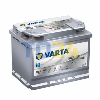 Аккумулятор 60Ah-12v VARTA Silver Dynamic AGM (D52  ) (242х175х190),R,EN680 560 901 068